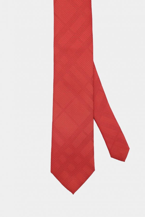 red dot mini white necktie dgrie