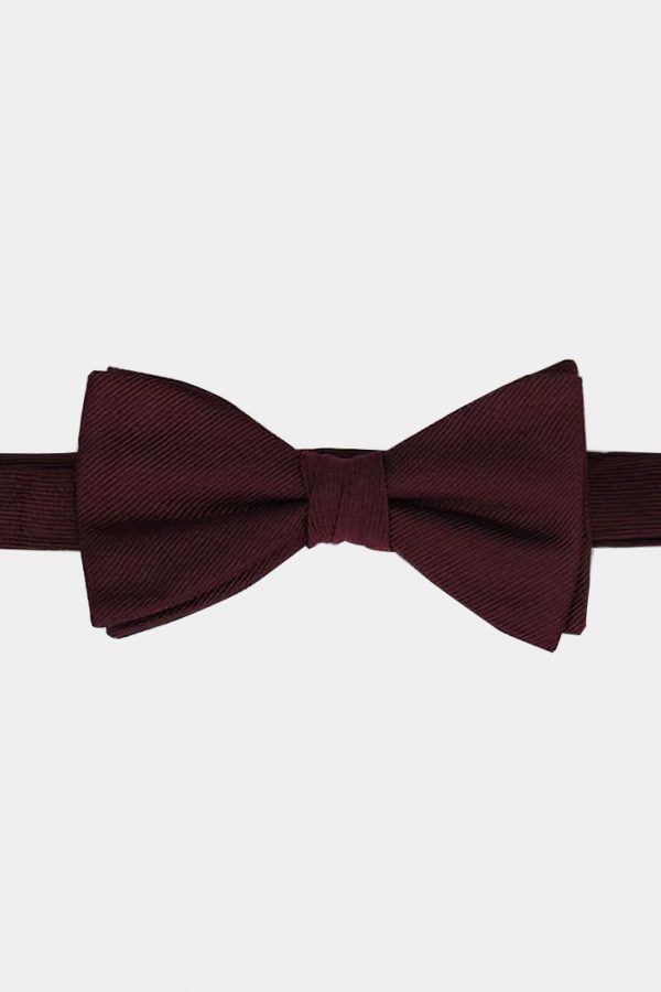 red mahogany twill bowtie dgrie 1