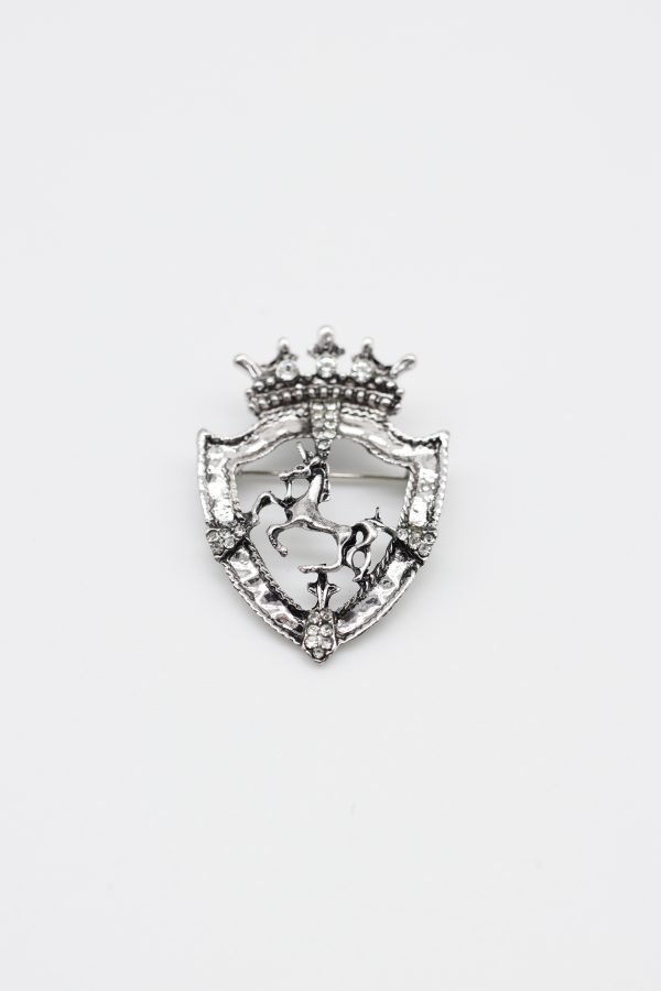 silver horse brooch dgrie