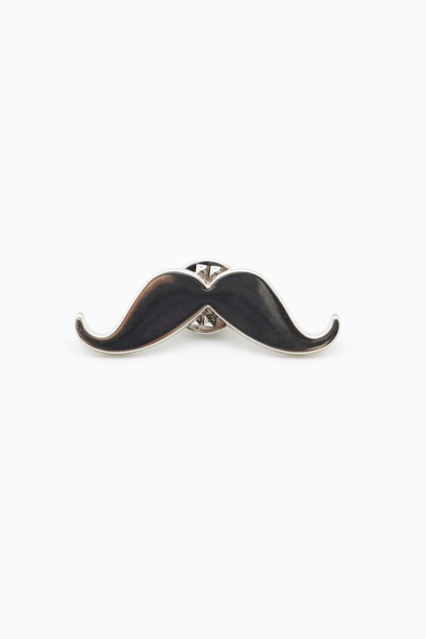 silver mustache brooch dgrie
