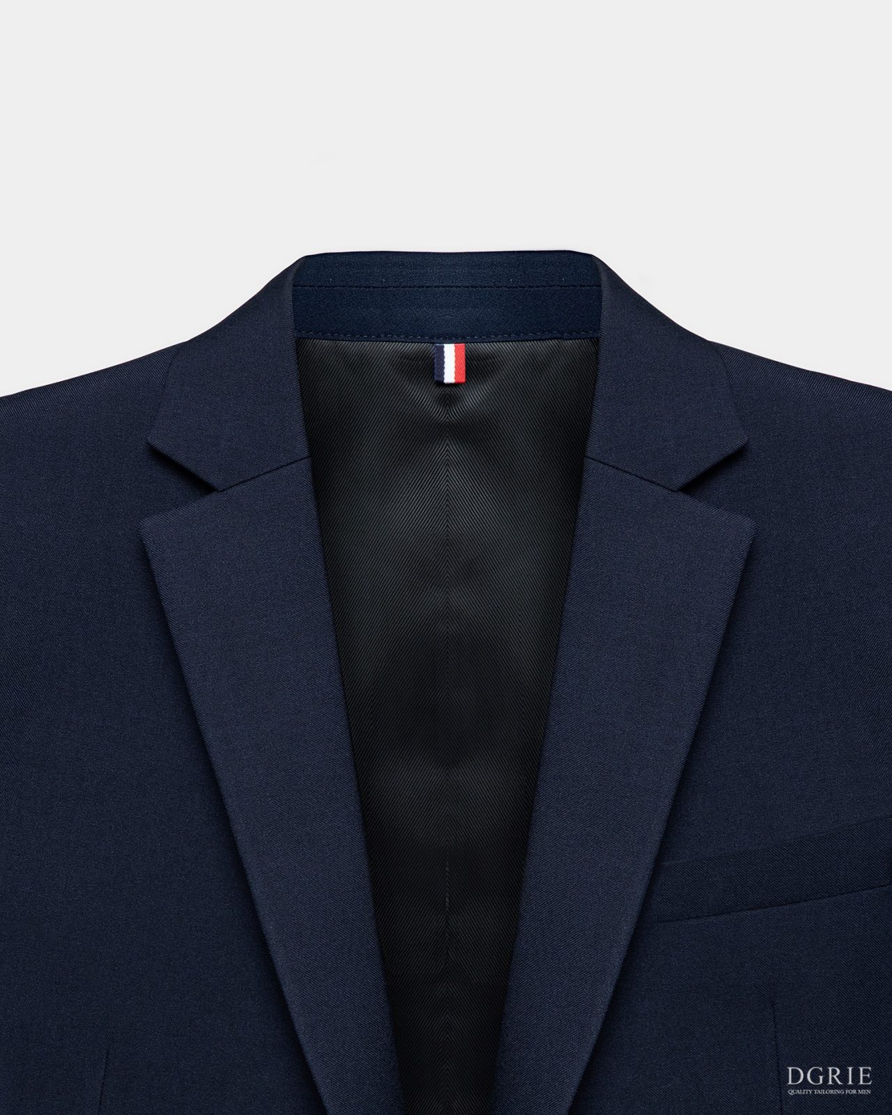 dgrie play navy blue notch lapel jacket dgrie 1