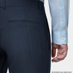 dgrie herribone navy pants dgrie