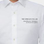 white semi spread cotton shirt dgrie 5