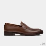 cognac premium penny loafer shoes dgrie 2