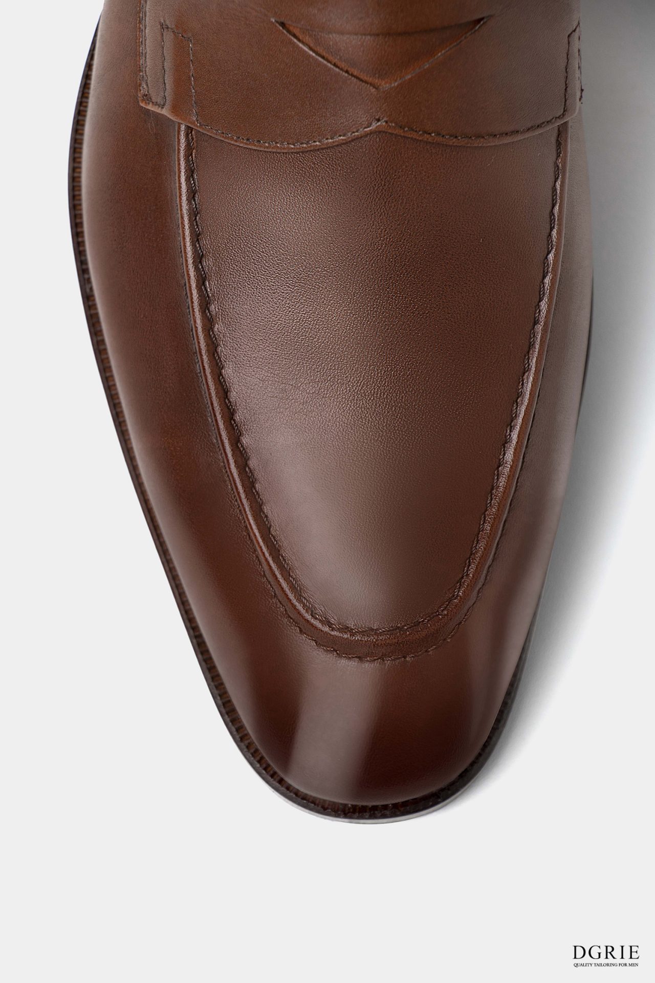 cognac premium penny loafer shoes dgrie 6