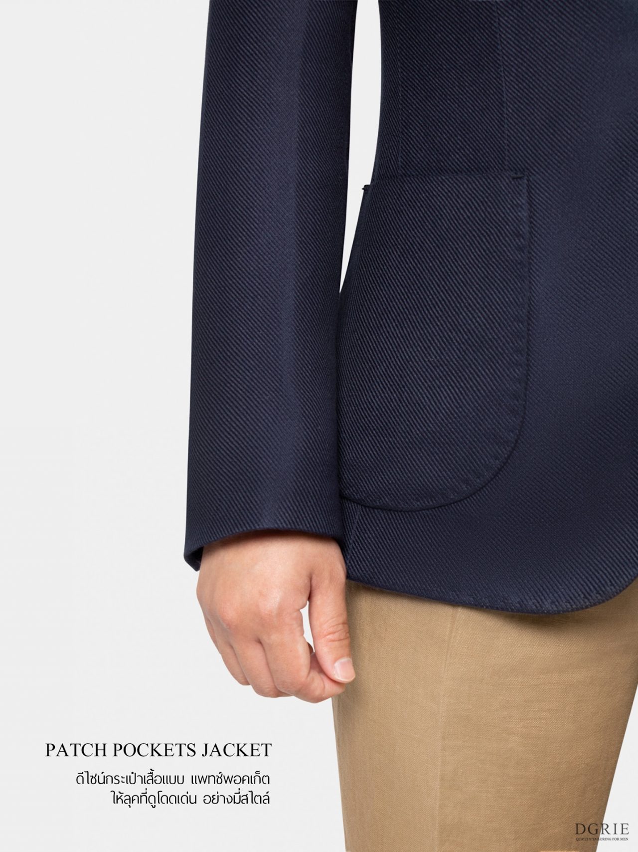 dgrie navy blue vintage flannel jacket dgrie 5