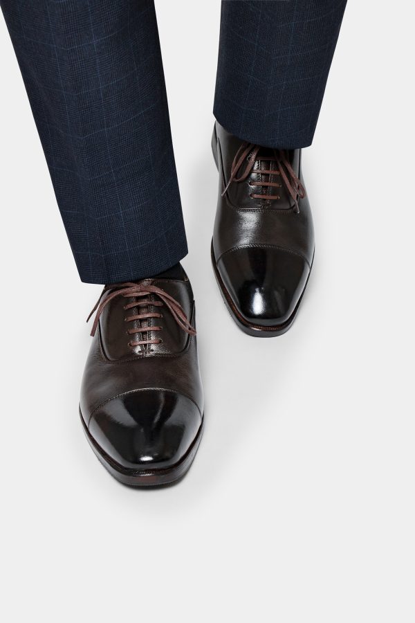 premium cap toe oxford brownshoes dgrie 7