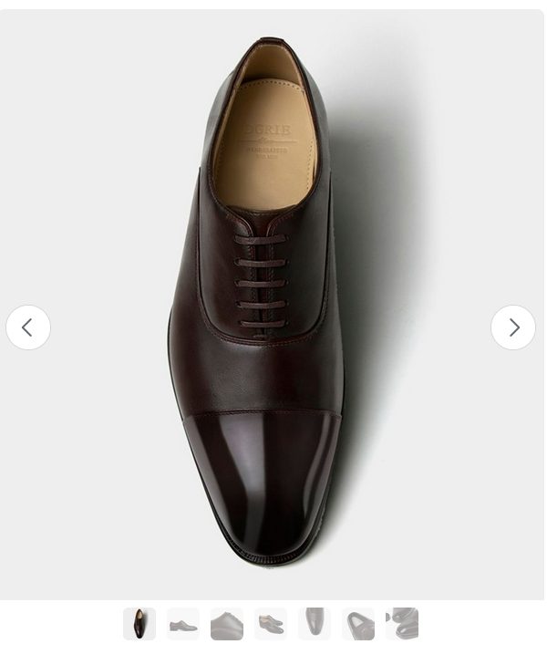 premium cap toe oxford brownshoes dgrie 8
