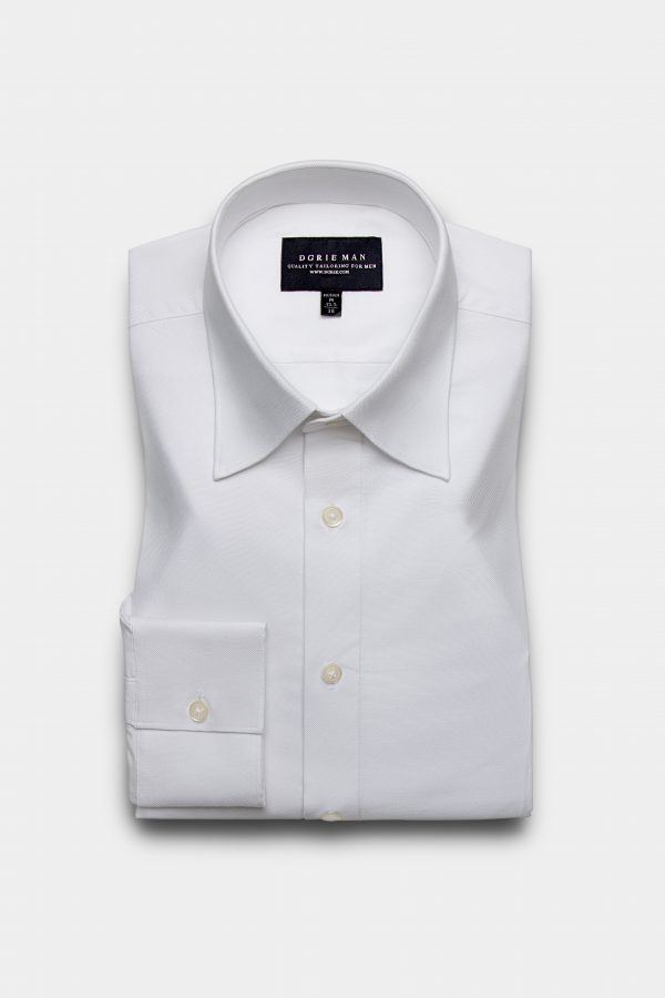 royal white point collar cotton shirt dgrie