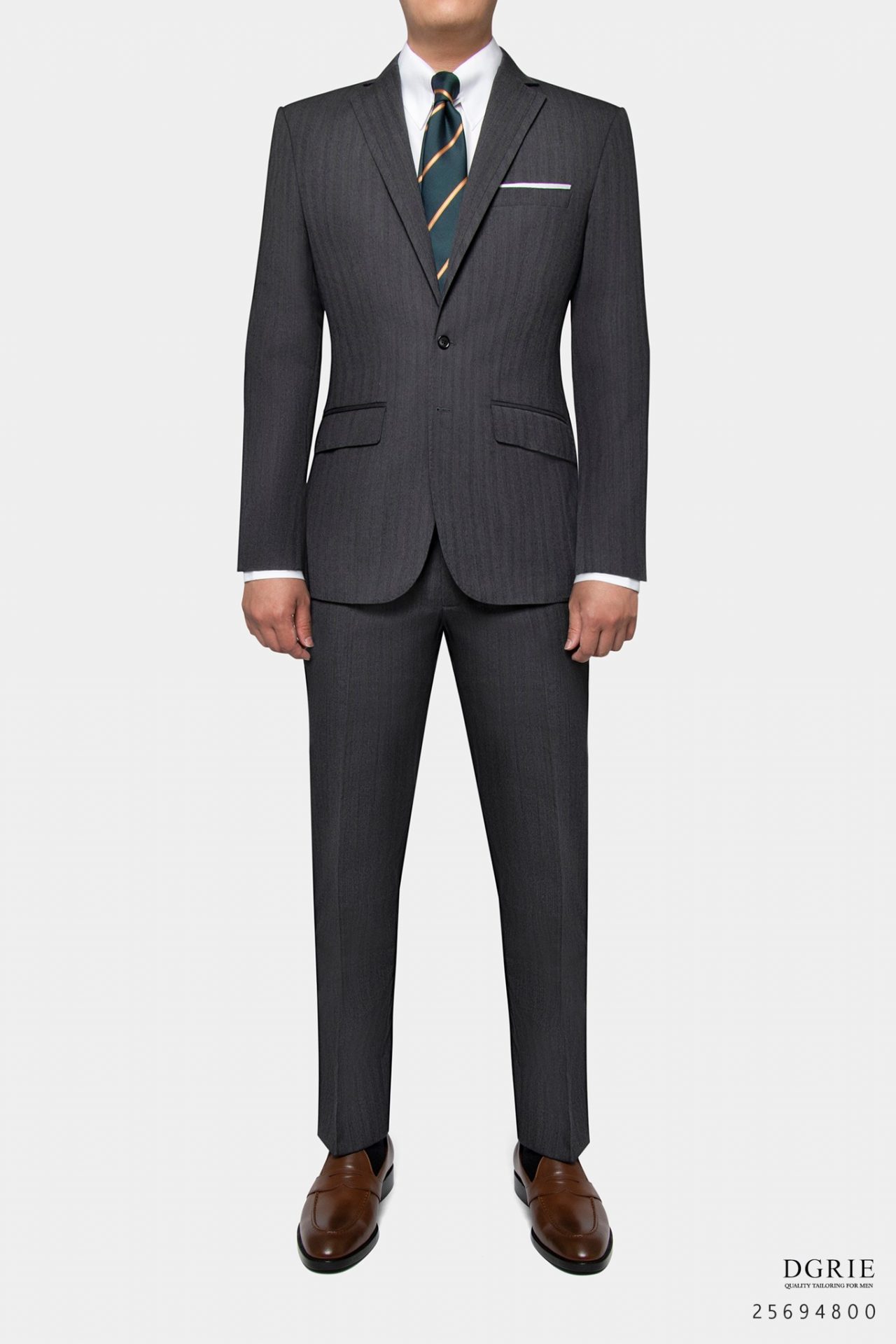 dgrie dark grey blue stripe wool jacket dgrie 4