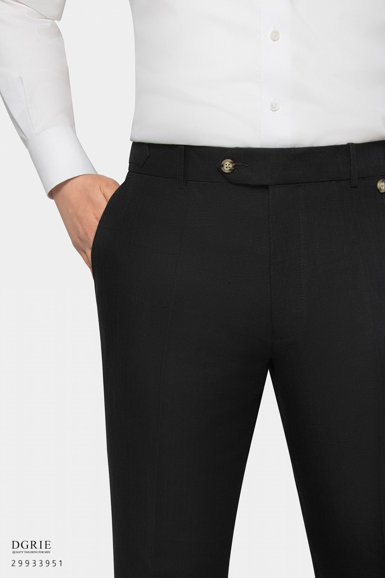 dgrie limited black herringbone pants dgrie 2