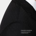 dgrie supper black polkadot jacket suit dgrie 5