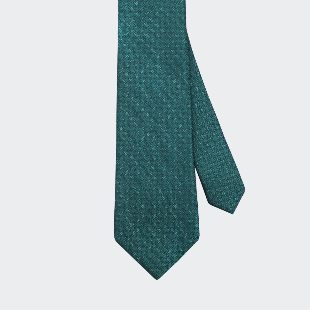 green pattern textured necktie dgrie