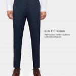 dgrie navy blue glen plaid pants dgrie 2