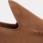 dgrie snuff suede tassel less loafers dgrie