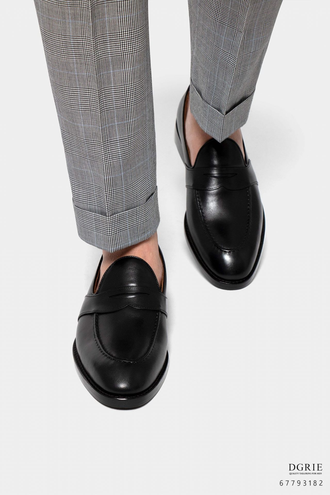 dgrie black full strap penny loafer by dgrie dgrie 1