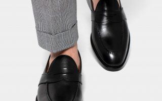 dgrie black full strap penny loafer by dgrie dgrie 10