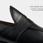 dgrie black full strap penny loafer by dgrie dgrie 4