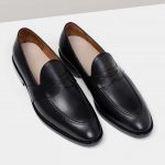 dgrie black full strap penny loafer by dgrie dgrie 8