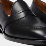 dgrie black full strap penny loafer by dgrie dgrie 9