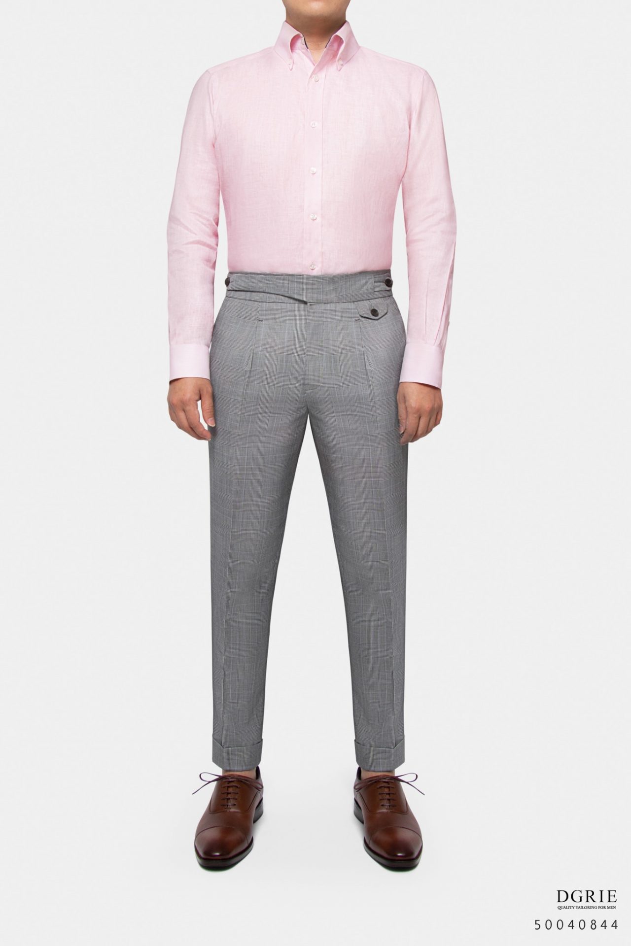 dgrie blush pink button down linen shirt dgrie 4