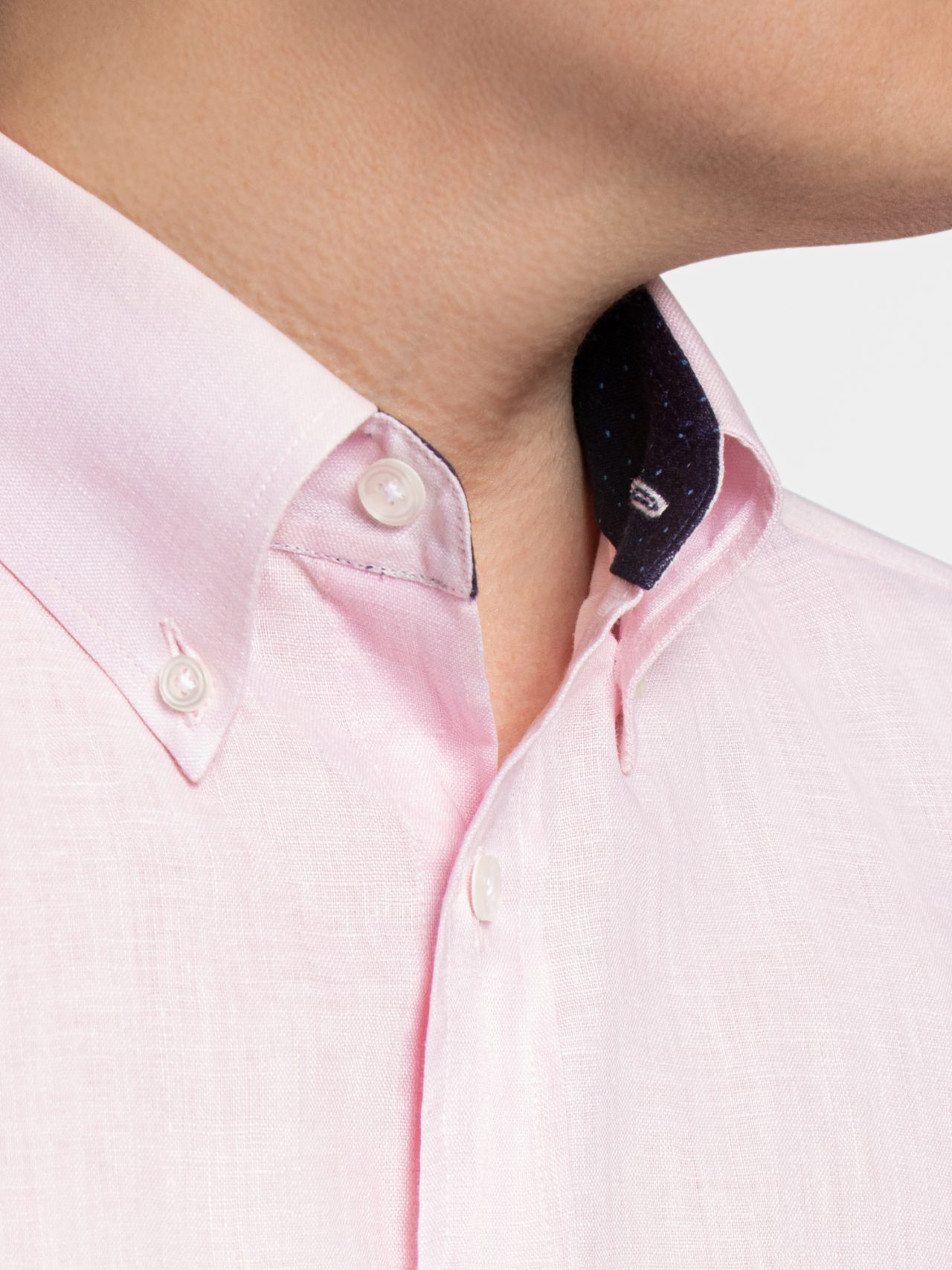dgrie blush pink button down linen shirt dgrie 5