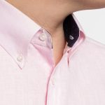 dgrie blush pink button down linen shirt dgrie 5