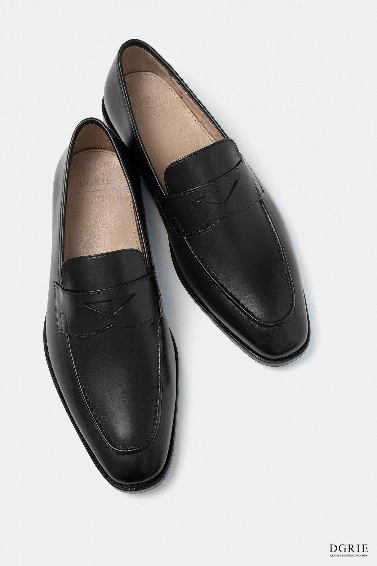 dgrie premium black penny loafer dgrie
