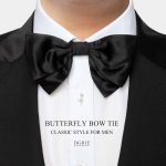 black butterfly bow tie dgrie