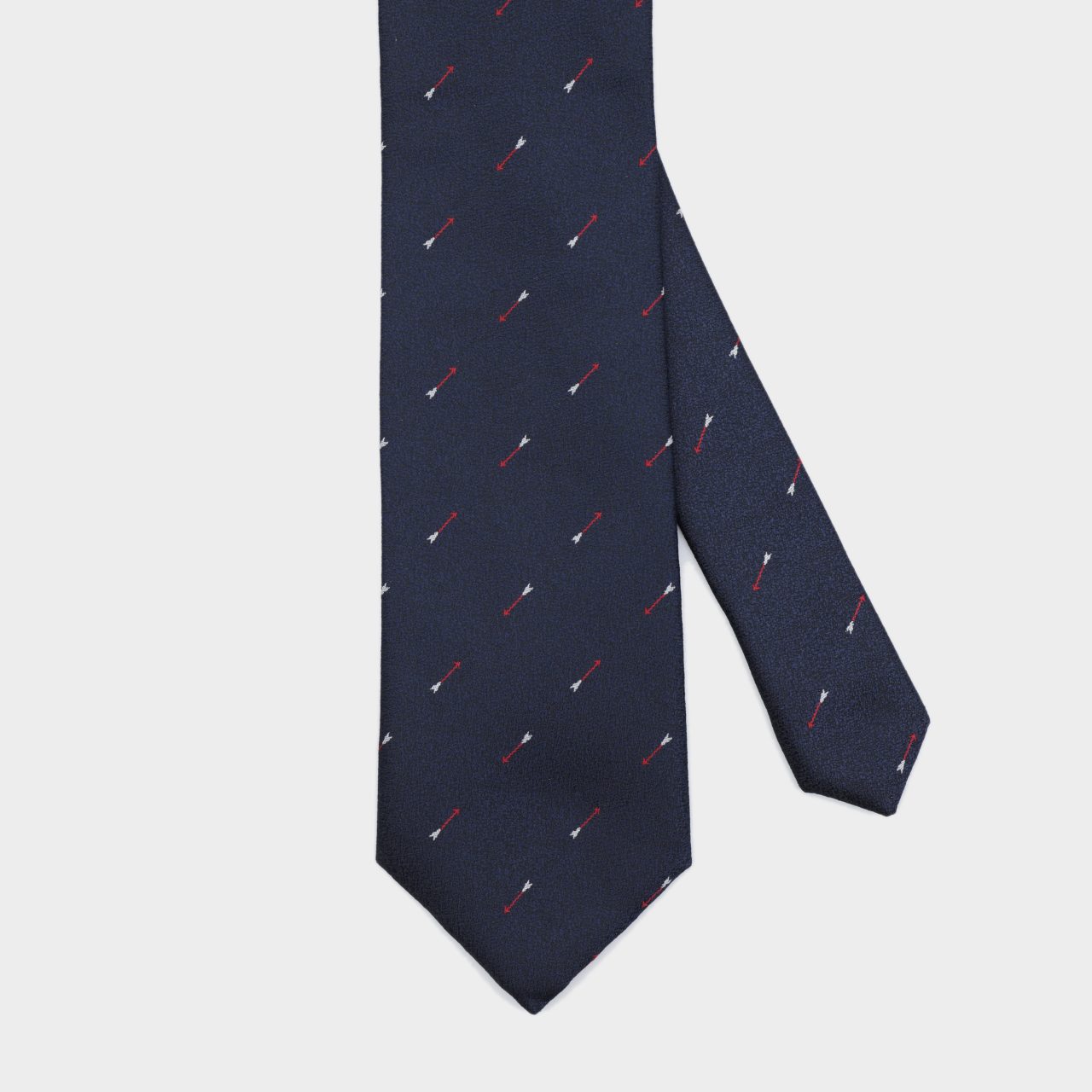 dark navy blue arrow necktie dgrie