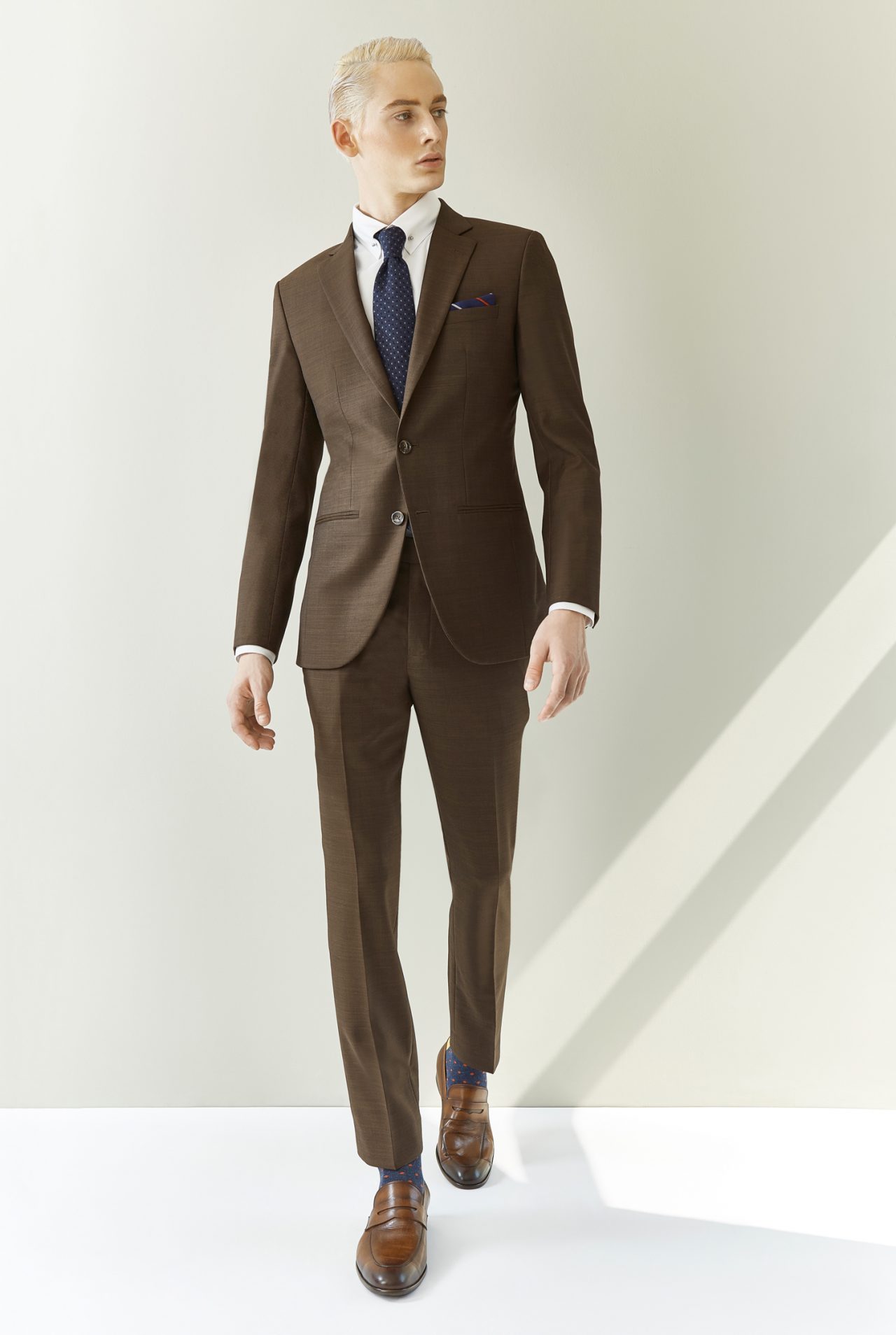 dgrie caesar mocha brown wool 1vent jacket suit dgrie 2