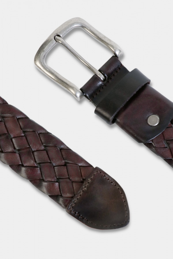 curve leather belt knit dgrie 1