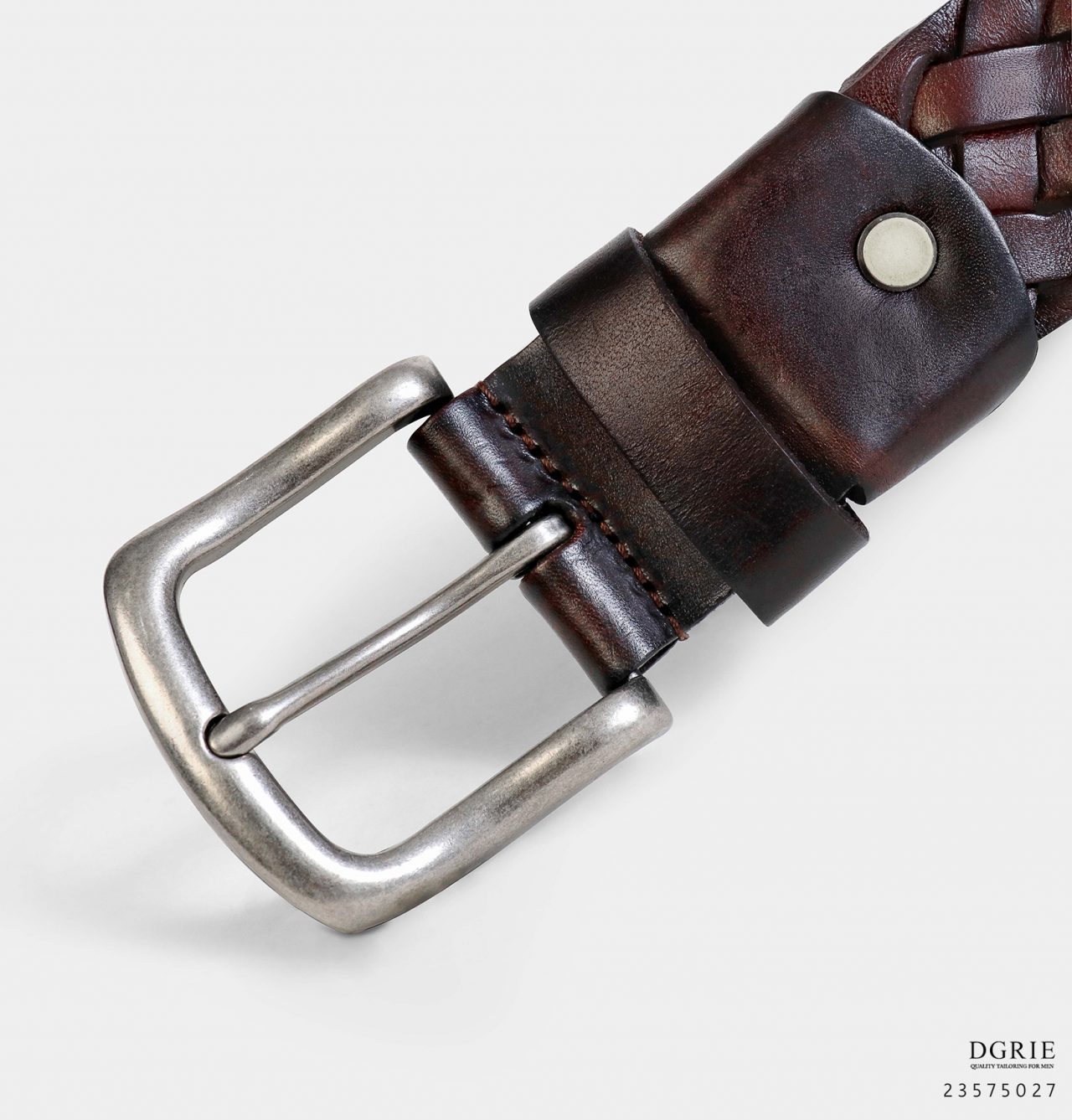 curve leather belt knit dgrie 5