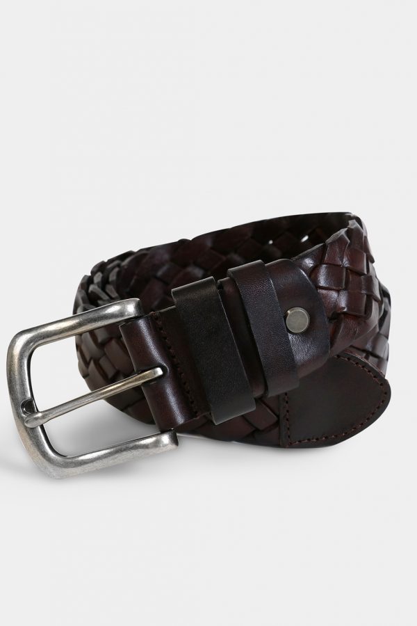 curve leather belt knit dgrie 6