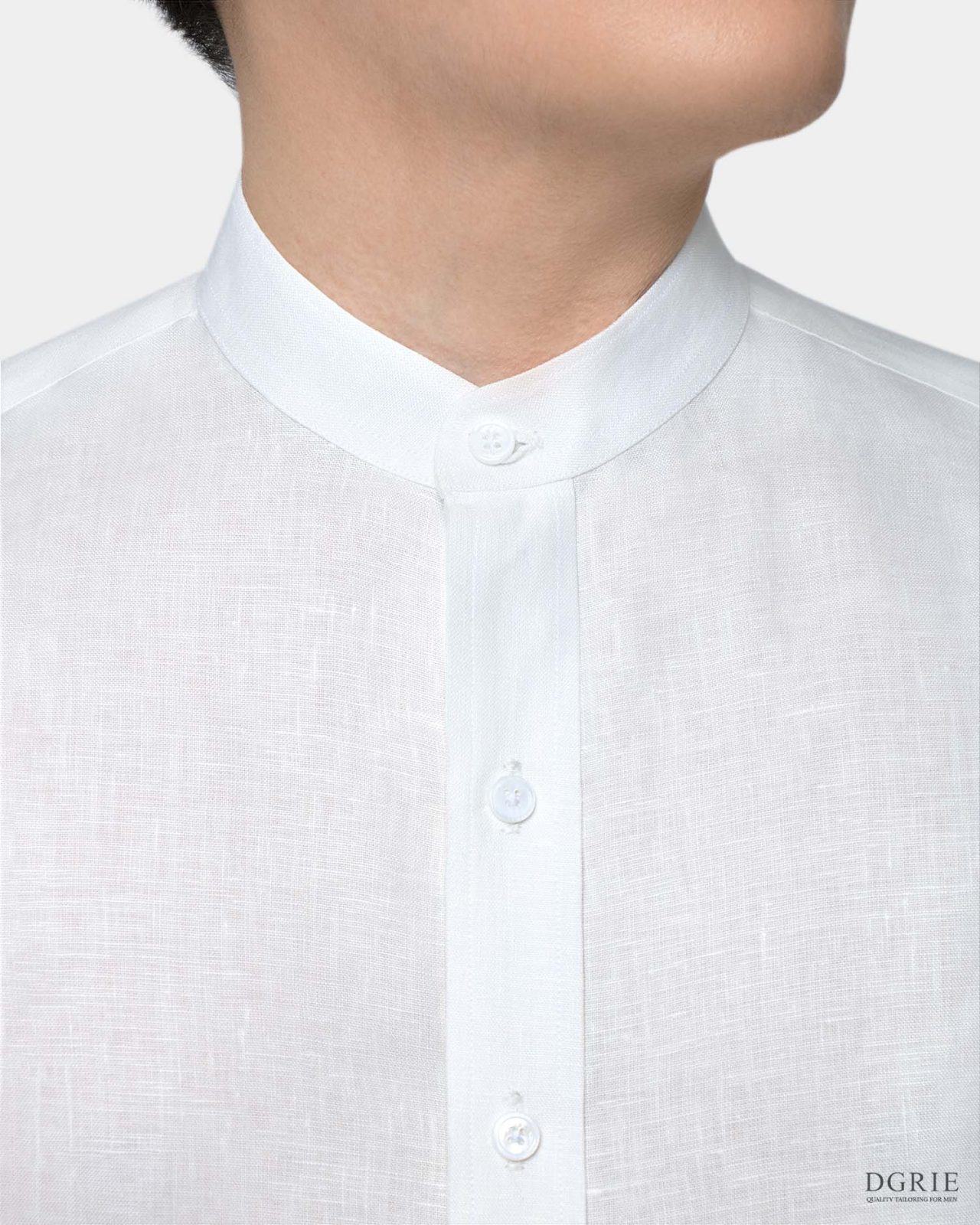 dgrie comfort cotton arrow mandarin collar shirt dgrie 4