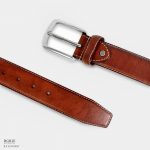 or belt silver orange br stichbright dgrie