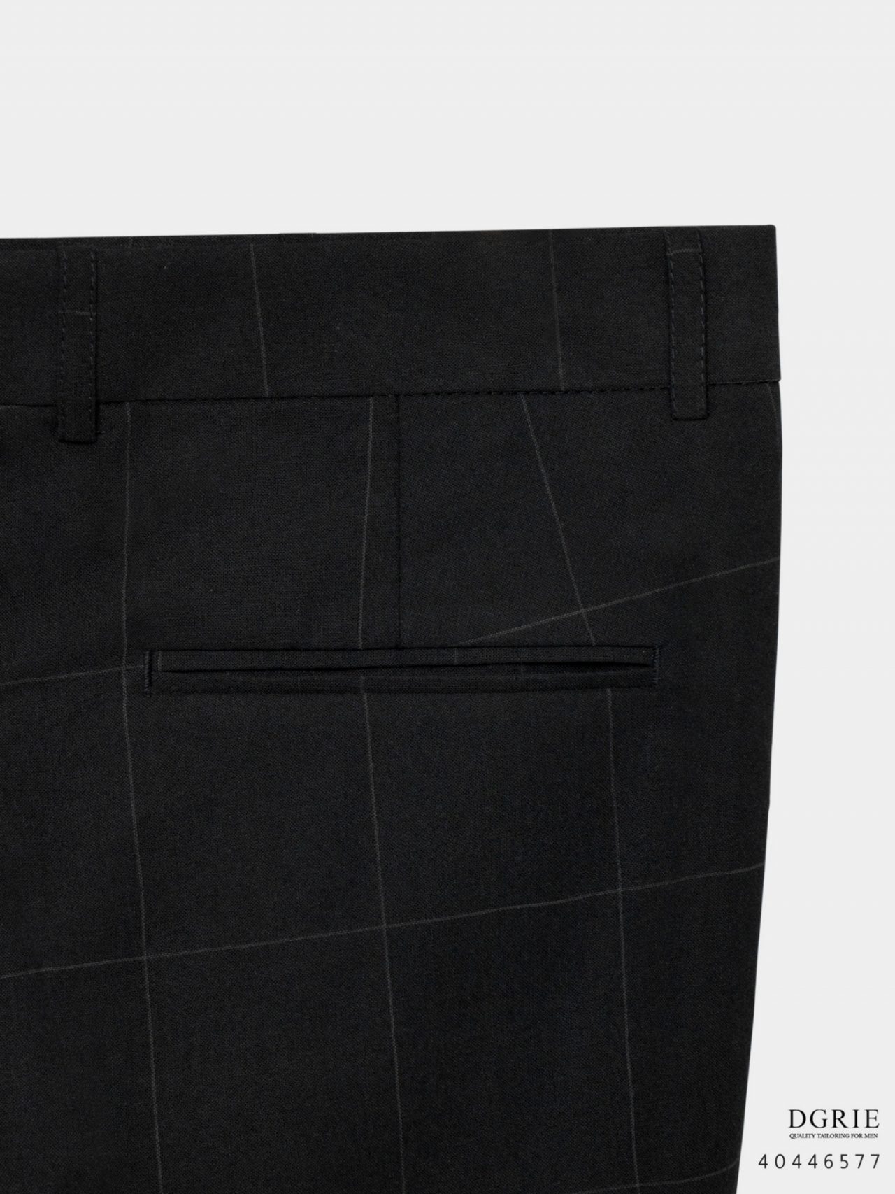 dgrie classic black windowpane pants dgrie 1