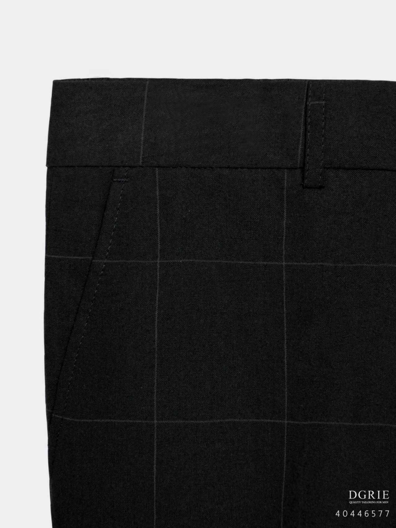 dgrie classic black windowpane pants dgrie 3