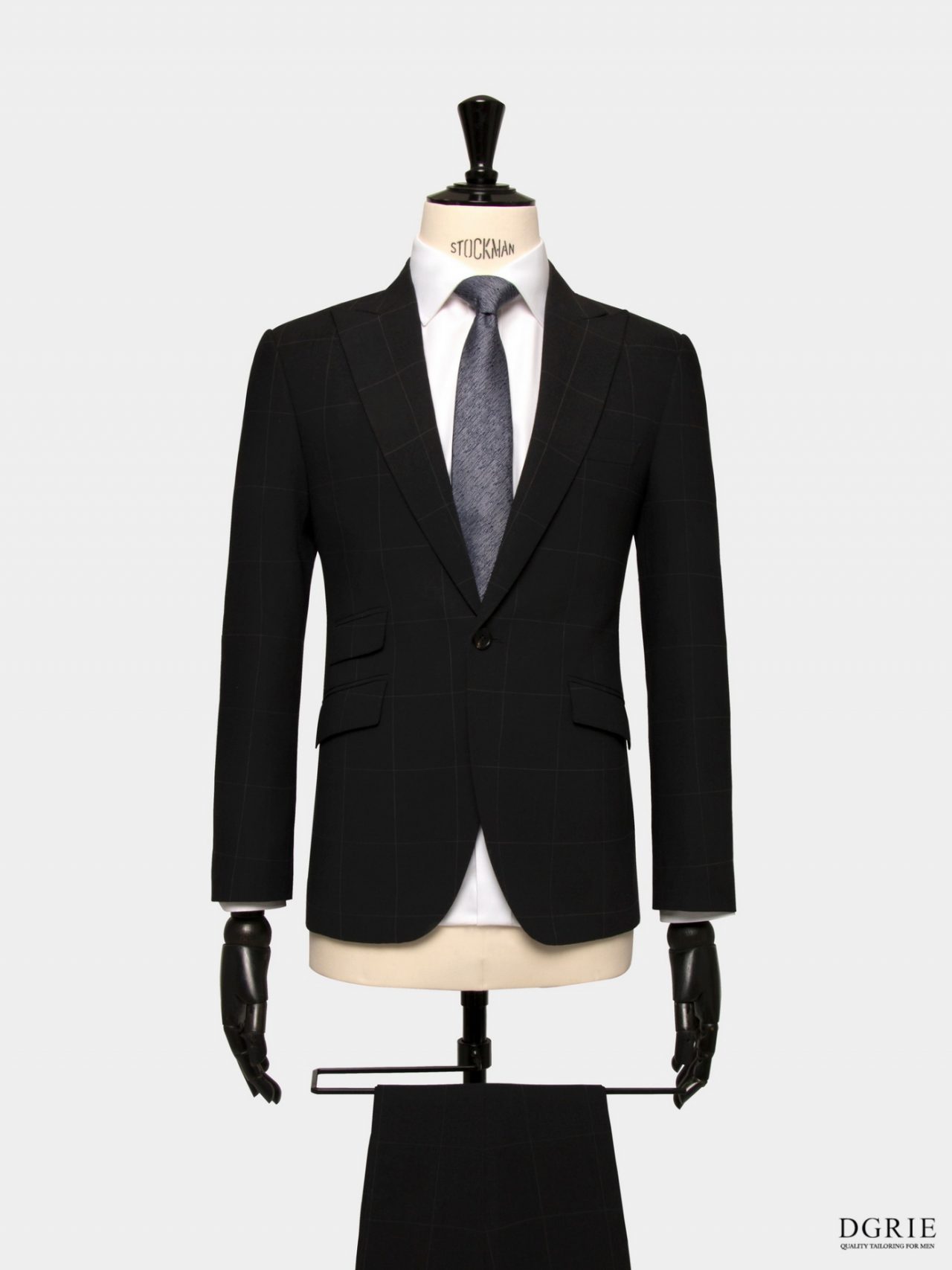 dgrie classic black windowpane suit dgrie 4