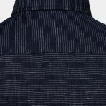 dgrie irish linen dark navy white stripe shirt dgrie