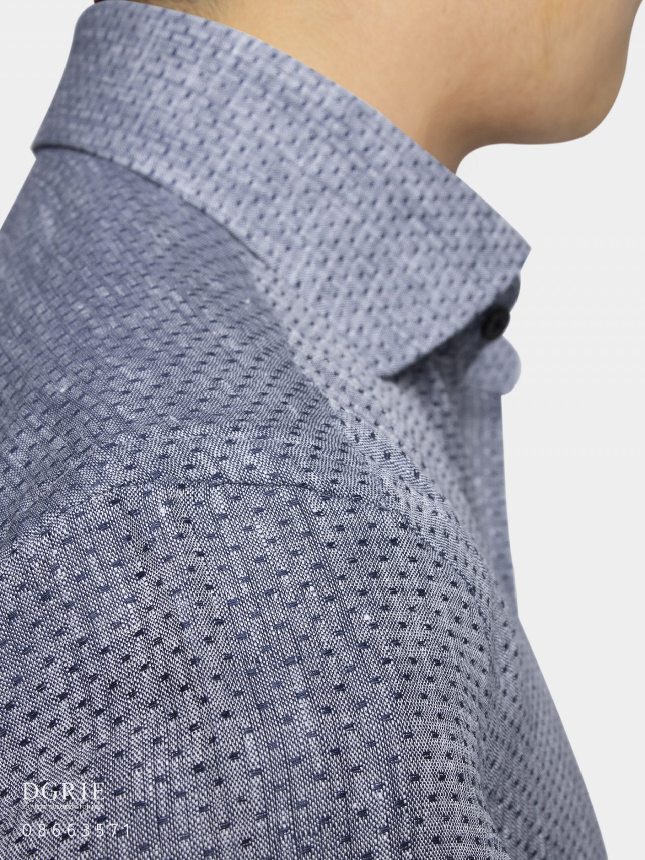 dgrie light gray curve collar linen shirt dgrie 3