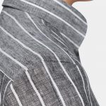 dgrie linen grayampwhite strip button down collar shirt dgrie 8