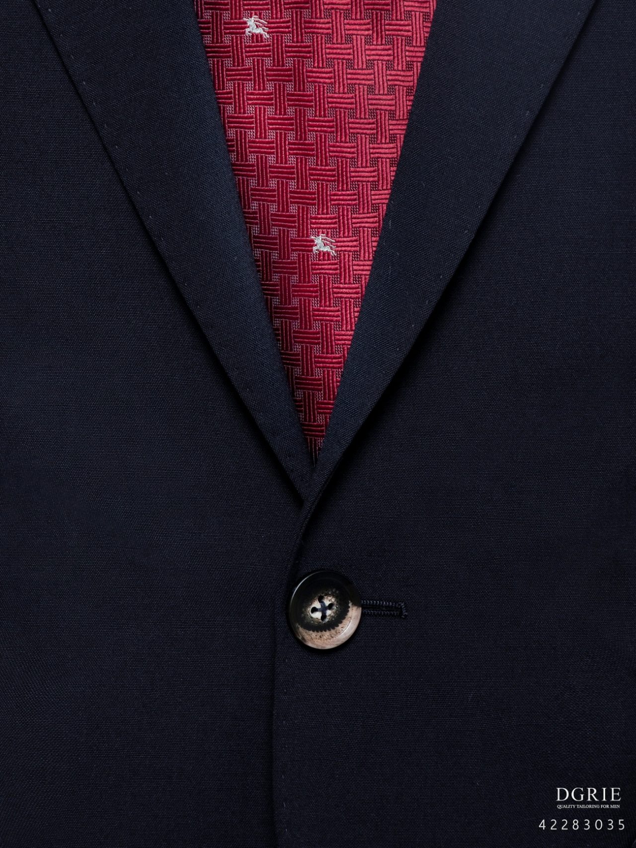 dgrie premim dark navy wool spandex suit dgrie 4