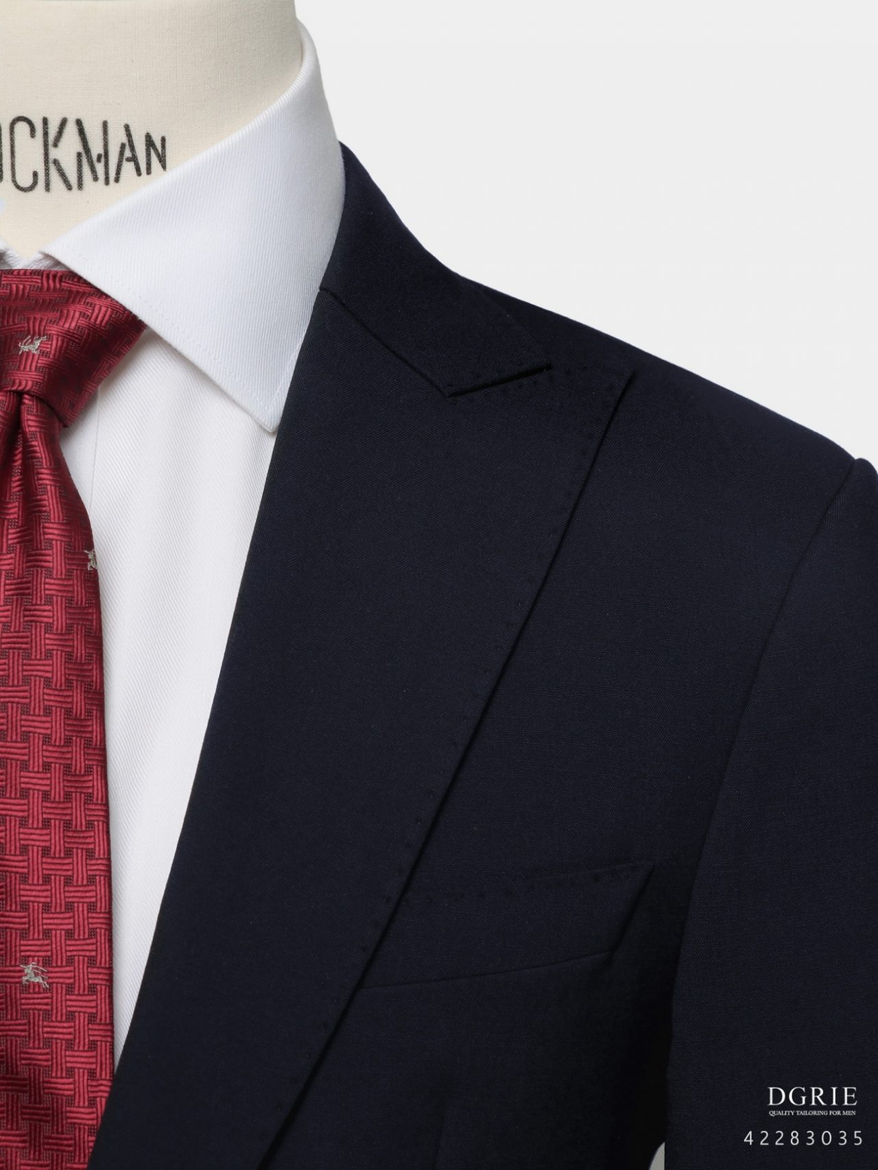 dgrie premim dark navy wool spandex suit dgrie 6