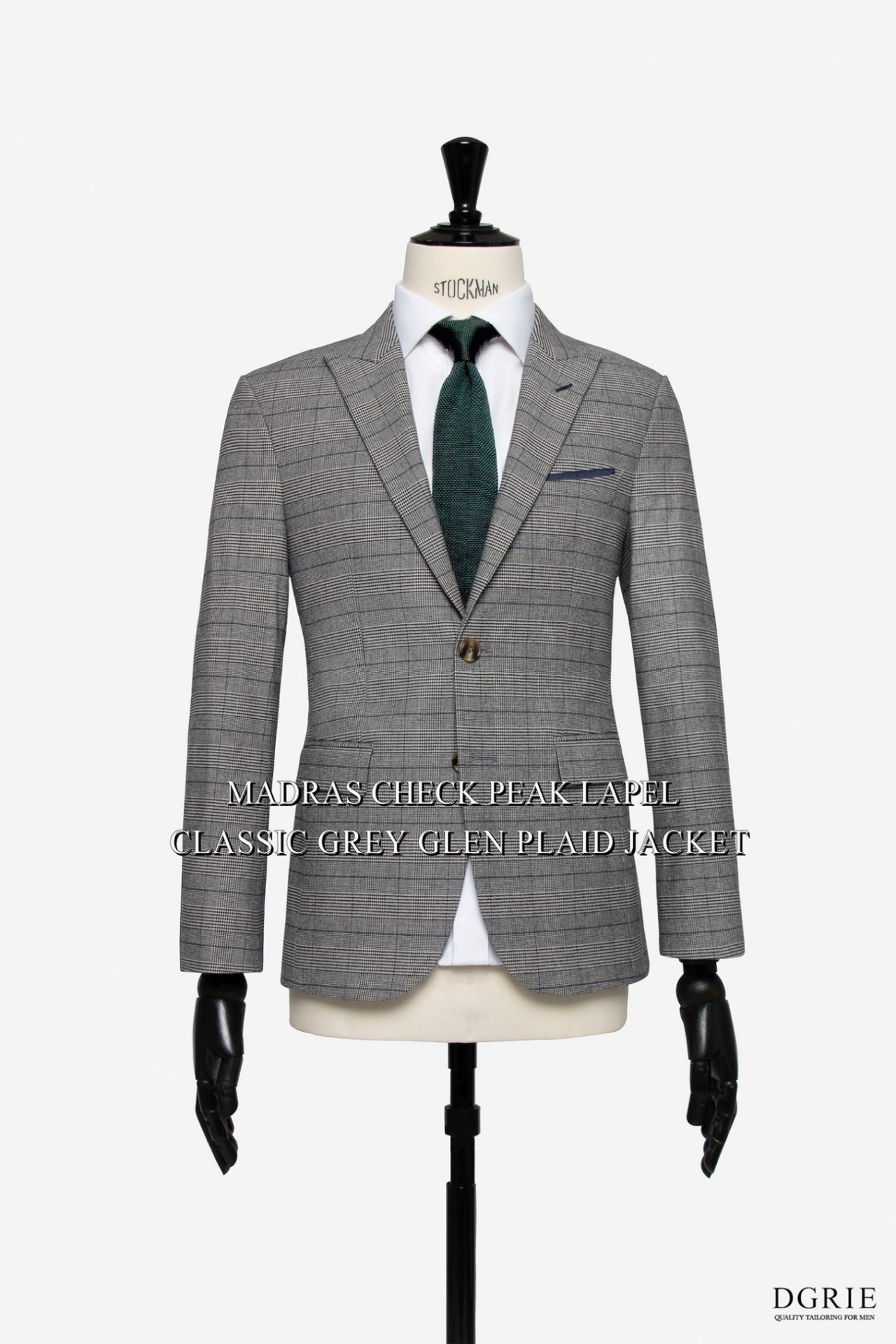 dgrie classic gray glen plaid jacket dgrie 3
