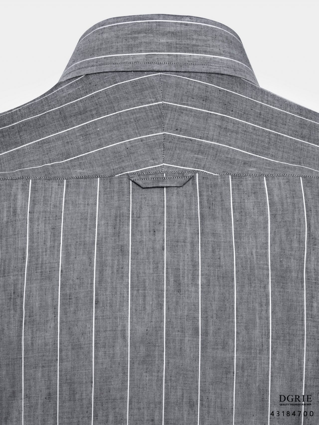 gray wt stripe cotton linen shirt dgrie 3