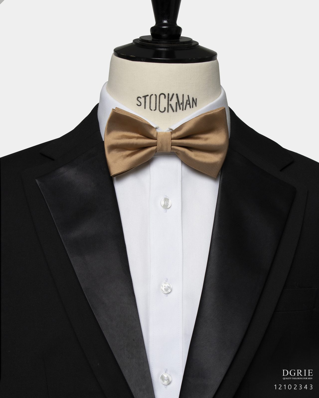 caramel silk bowtie dgrie 1