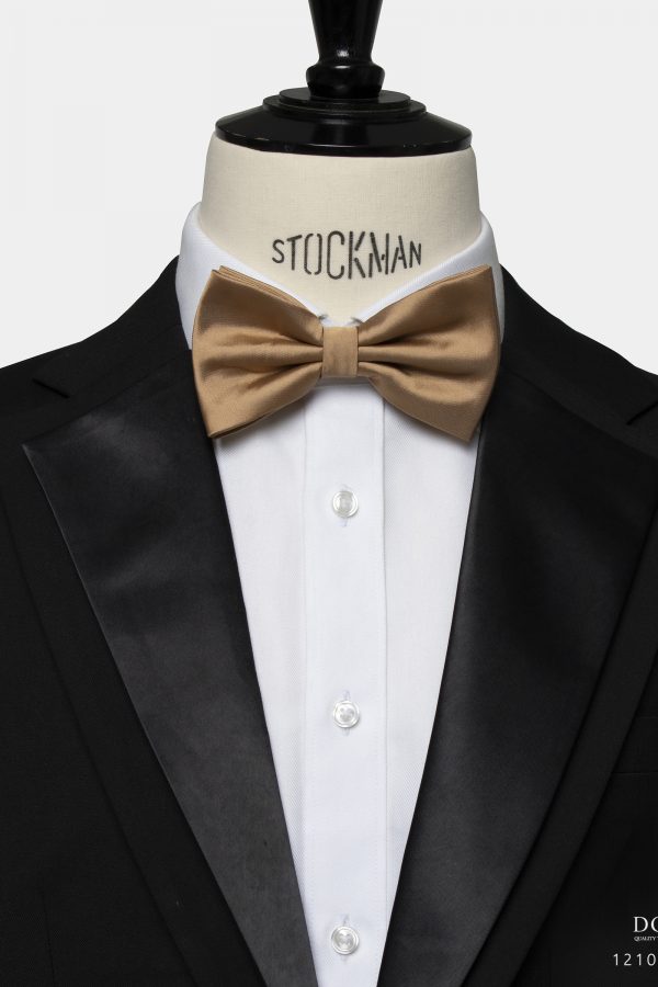caramel silk bowtie dgrie 1