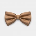 caramel silk bowtie dgrie