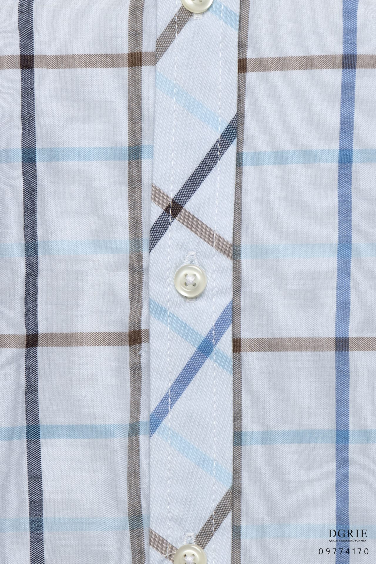 check blue shirt 2 pocket 2 outlet dgrie 2